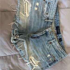 Lucky Brand Light Blue Distressed Denim Cutoff Shorts